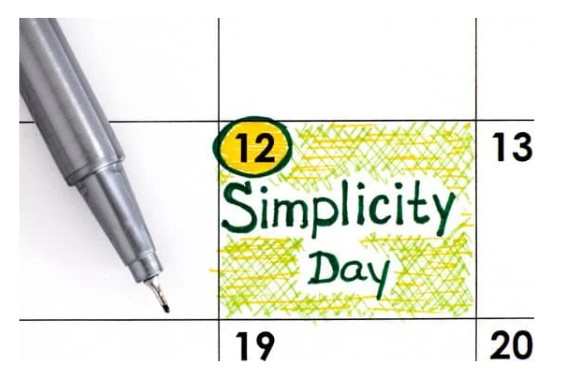 national simplicity day