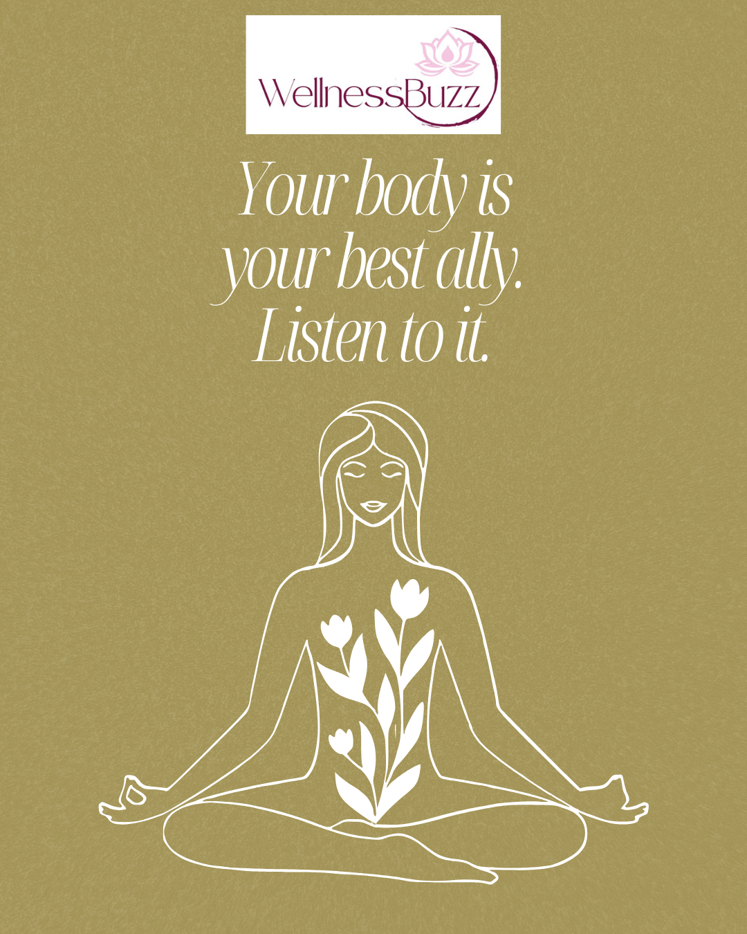 your body is your best ally. listen to it