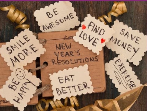 new year new you with lots of text on the picture